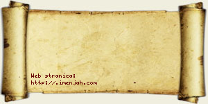 Bojana Aksentijević vizit kartica